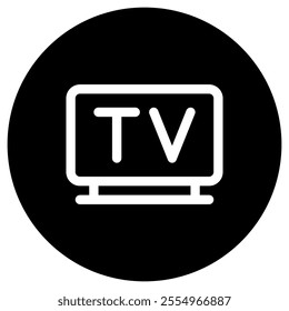 Editable tv vector icon. Part of a big icon set family. Perfect for web and app interfaces, presentations, infographics, etc