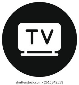 Editable tv vector icon. Part of a big icon set family. Perfect for web and app interfaces, presentations, infographics, etc