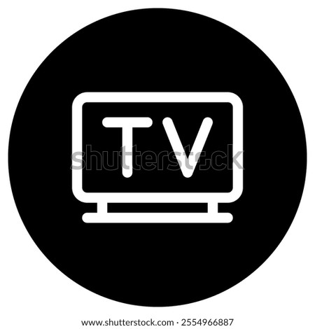 Editable tv vector icon. Part of a big icon set family. Perfect for web and app interfaces, presentations, infographics, etc