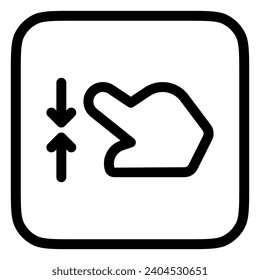 Editable two finger pinch vector icon. Part of a big icon set family. Perfect for web and app interfaces, presentations, infographics, etc