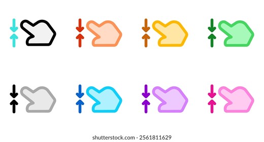 Editable two finger pinch vector icon. Part of a big icon set family. Perfect for web and app interfaces, presentations, infographics, etc