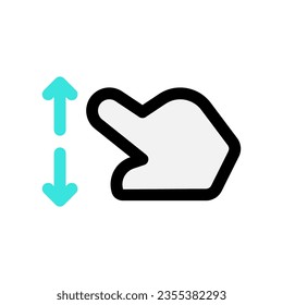 Editable two fingers spread vector icon. Part of a big icon set family. Perfect for web and app interfaces, presentations, infographics, etc