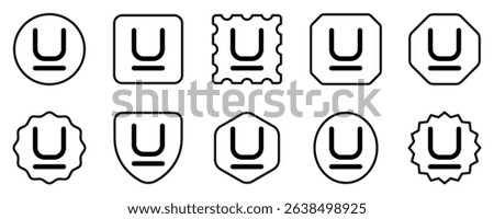 Editable underline text format vector icon. Part of a big icon set family. Perfect for web and app interfaces, presentations, infographics, etc