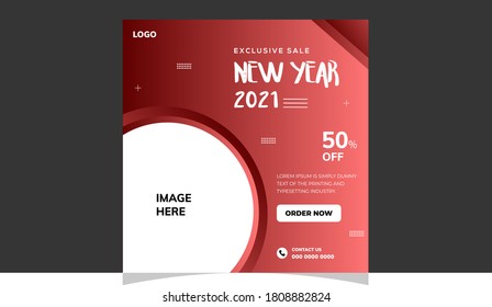 Editable unique,minimal social media banner template