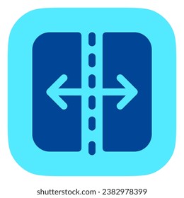 Editable unmerge table cell vector icon. Part of a big icon set family. Perfect for web and app interfaces, presentations, infographics, etc