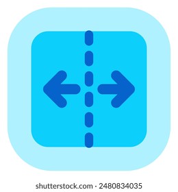 Editable unmerge table cell vector icon. Part of a big icon set family. Perfect for web and app interfaces, presentations, infographics, etc