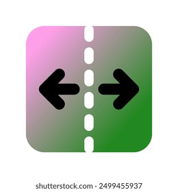 Editable unmerge table cell vector icon. Part of a big icon set family. Perfect for web and app interfaces, presentations, infographics, etc