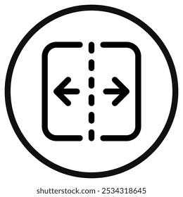 Editable unmerge table cell vector icon. Part of a big icon set family. Perfect for web and app interfaces, presentations, infographics, etc