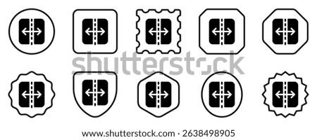 Editable unmerge table cell vector icon. Part of a big icon set family. Perfect for web and app interfaces, presentations, infographics, etc