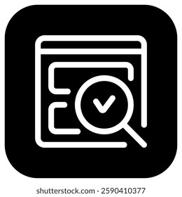 Editable usability check, evaluation vector icon. Part of a big icon set family. Perfect for web and app interfaces, presentations, infographics, etc