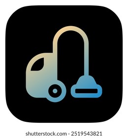 Ícone de vetor de aspirador editável. Parte de uma grande família de conjuntos de ícones. Perfeito para interfaces web e app, apresentações, infográficos, etc