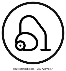 Editable vacuum cleaner vector icon. Part of a big icon set family. Perfect for web and app interfaces, presentations, infographics, etc