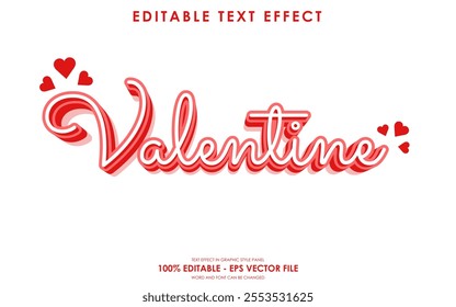 Editable Valentine Day Text Effect