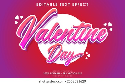 Editable Valentine Day Text Effect