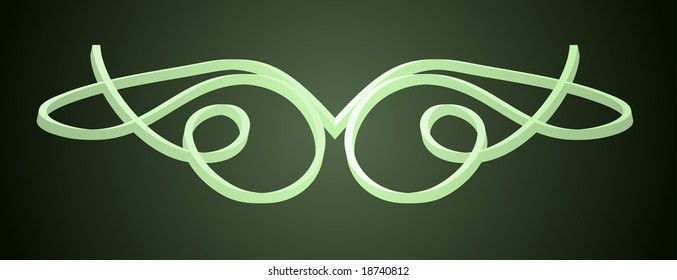 Editable vector 3D design element