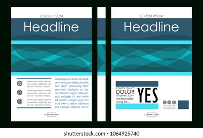 Editable Vector. A4 Business Book Cover Layout Design Template for Portfolio, Brochure, Annual Report, Flyer, Magazine, Academic Journal, Poster, Monograph, Corporate Presentation. 