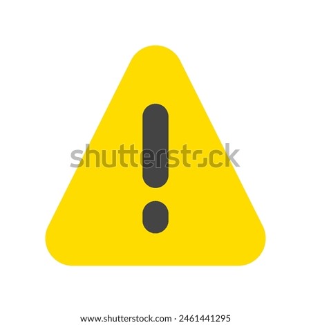 Editable vector alert warning danger triangle icon. Black, line style, transparent white background. Part of a big icon set family. Perfect for web and app interfaces, presentations, infographics, etc