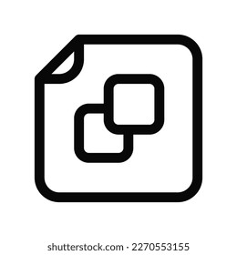 Editable vector app installer icon. Black, line style, transparent white background. Part of a big icon set family. Perfect for web and app interfaces, presentations, infographics, etc