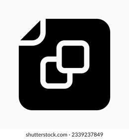 Editable vector app installer icon. Black, line style, transparent white background. Part of a big icon set family. Perfect for web and app interfaces, presentations, infographics, etc