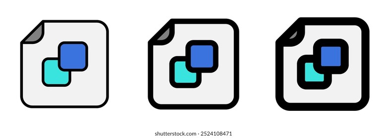 Editable vector app installer icon. Black, line style, transparent white background. Part of a big icon set family. Perfect for web and app interfaces, presentations, infographics, etc