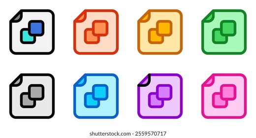 Editable vector app installer icon. Black, line style, transparent white background. Part of a big icon set family. Perfect for web and app interfaces, presentations, infographics, etc