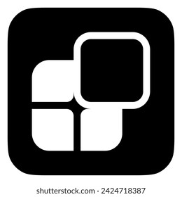 Editable vector app widget icon. Black, line style, transparent white background. Part of a big icon set family. Perfect for web and app interfaces, presentations, infographics, etc