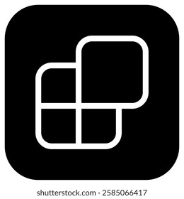 Editable vector app widget icon. Black, line style, transparent white background. Part of a big icon set family. Perfect for web and app interfaces, presentations, infographics, etc