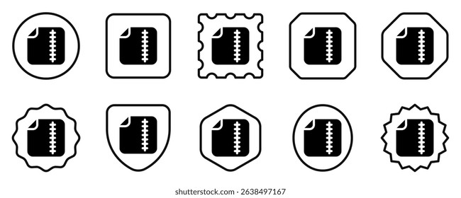 Editable vector archive compressed file icon. Black, line style, transparent white background. Part of a big icon set family. Perfect for web and app interfaces, presentations, infographics, etc