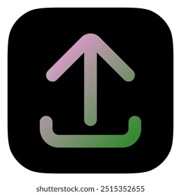 Ícone de carregamento de seta de vetor editável. Preto, estilo de linha, fundo branco transparente. Parte de uma grande família de conjuntos de ícones. Perfeito para interfaces web e app, apresentações, infográficos, etc