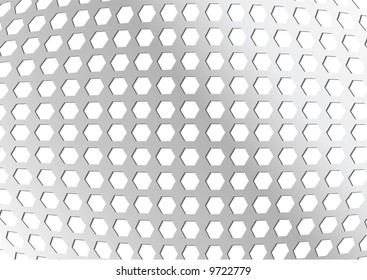 Editable vector background - metal plate