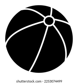 Editable vector of beach ball in modern style, easy to use