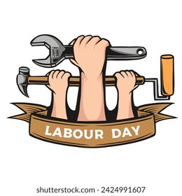 editable vector beautiful labor day design