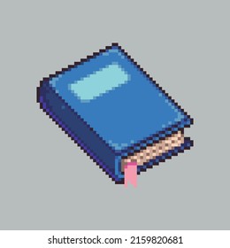 Editable vector book icon pixel art illustration for game development,
game asset, web asset, graphic design, and printed purpose.