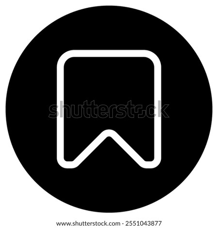 Editable vector bookmark favorite icon. Black, line style, transparent white background. Part of a big icon set family. Perfect for web and app interfaces, presentations, infographics, etc