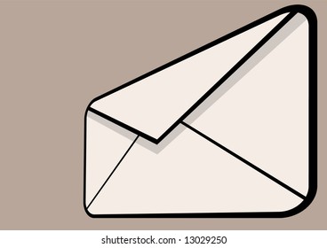 Editable vector business background - Envelope