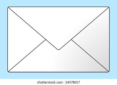 Editable vector business background - Envelope