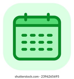 Editable vector calendar, date icon. Black, line style, transparent white background. Part of a big icon set family. Perfect for web and app interfaces, presentations, infographics, etc