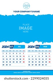 Editable vector calendar templates that you can personalize to suit your company or personal brand.