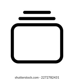 Editable vector cascade, stack view icon. Black, line style, transparent white background. Part of a big icon set family. Perfect for web and app interfaces, presentations, infographics, etc