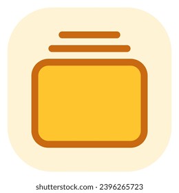 Editable vector cascade, stack view icon. Black, line style, transparent white background. Part of a big icon set family. Perfect for web and app interfaces, presentations, infographics, etc