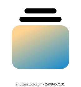 Editable vector cascade, stack view icon. Black, line style, transparent white background. Part of a big icon set family. Perfect for web and app interfaces, presentations, infographics, etc