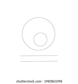 editable vector as  cctv or camera icon in technology. the cctv or camera is in standby mode  