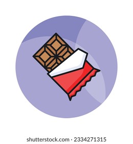 An editable vector of chocolate in modern style, ready to use icon