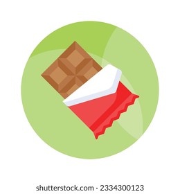 An editable vector of chocolate in modern style, ready to use icon