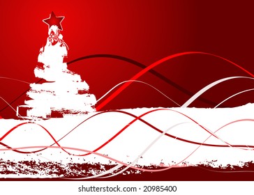 Editable vector Christmas background with space for your text