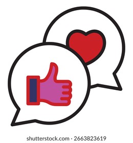 Editable vector Closer relationship with customers web work for social media and ecommerce work