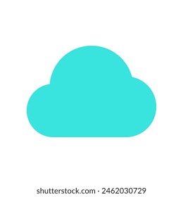 Editable vector cloud icon. Black, line style, transparent white background. Part of a big icon set family. Perfect for web and app interfaces, presentations, infographics, etc