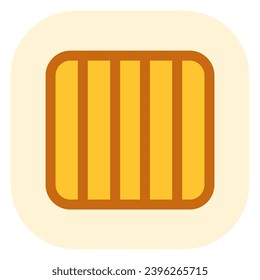 Editable vector column view icon. Black, line style, transparent white background. Part of a big icon set family. Perfect for web and app interfaces, presentations, infographics, etc