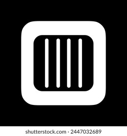 Editable vector column view icon. Black, line style, transparent white background. Part of a big icon set family. Perfect for web and app interfaces, presentations, infographics, etc