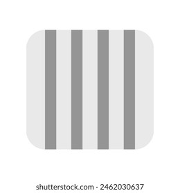 Editable vector column view icon. Black, line style, transparent white background. Part of a big icon set family. Perfect for web and app interfaces, presentations, infographics, etc